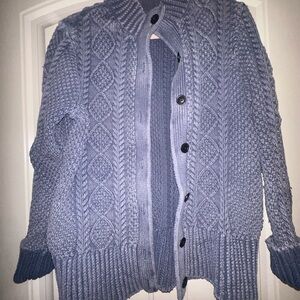 L.L. Bean Blue Women's Cardigan Sweater